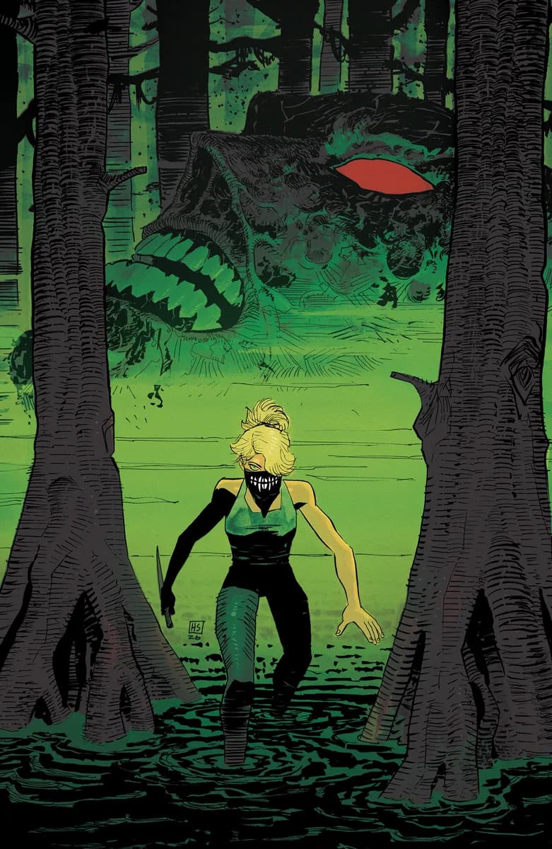 Swamp Thing is Killing the Children #1 M 1:100 INCV (Full Art, Sherman) cover