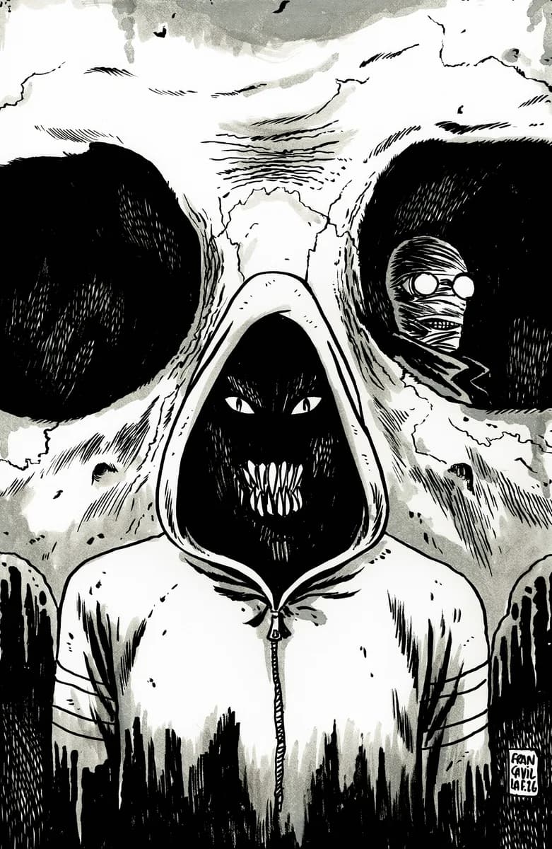 Stuff of Nightmares: The Hoodie #1 D Glow in the Dark Variant (Full Art, Glow in the Dark, Francavilla) cover
