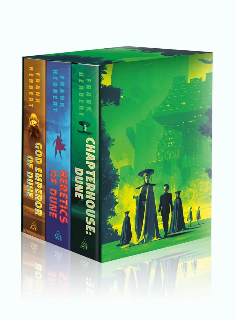 Frank Herbert's Dune Saga Books 4-6 Deluxe Hardcover Boxed Set cover