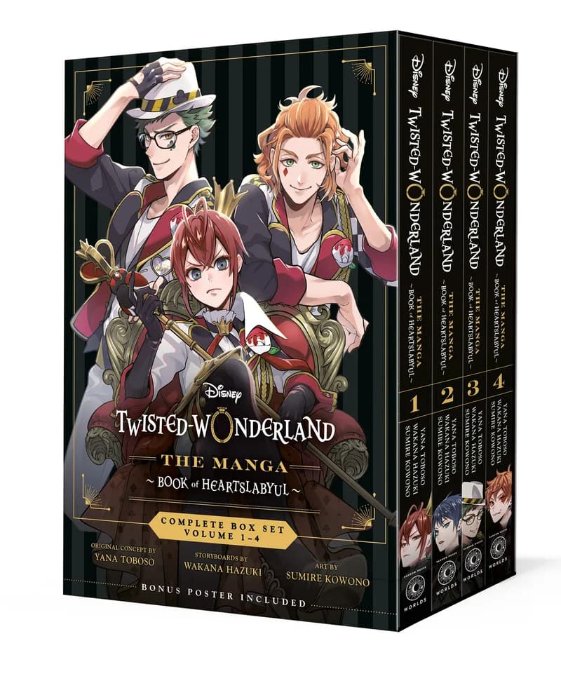 Twisted-Wonderland: Book of Heartslabyul (The Manga), Boxed Set cover
