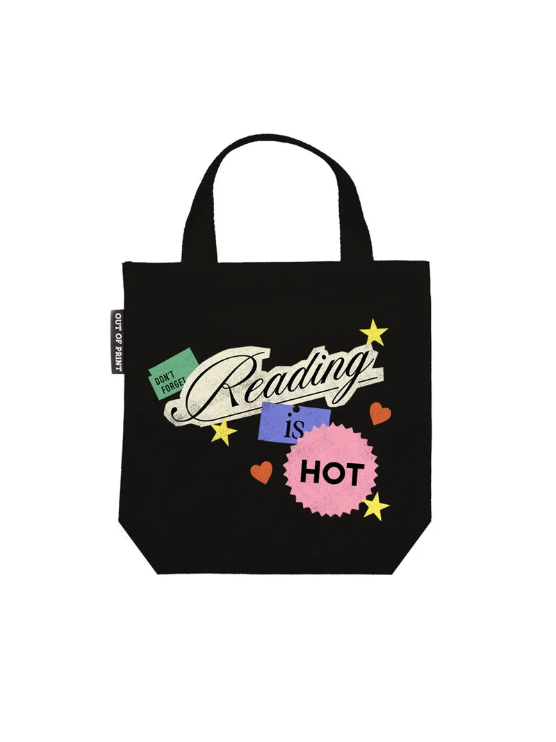 Reading is Hot Mini Tote Bag cover