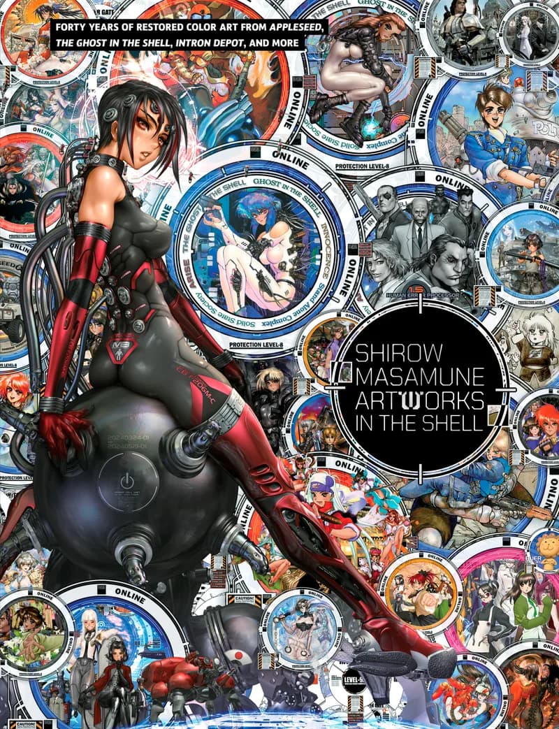 Shirow Masamune: Artworks in the Shell cover