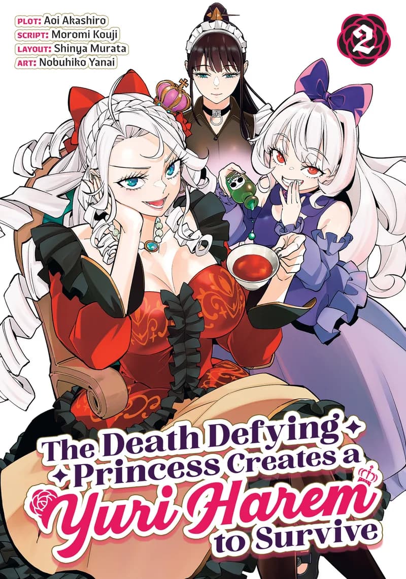 The Death Defying Princess Creates a Yuri Harem to Survive Vol. 2 cover
